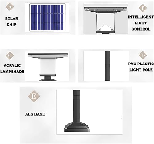 Miniatura 6 de DOSSAE Lampara Solar Exterior Jardín,Luces Solares Led Exterior Jardín Suelo,Luz Solar Exterior Jardín Impermeable IP65,adornos Jardín,para Patio,