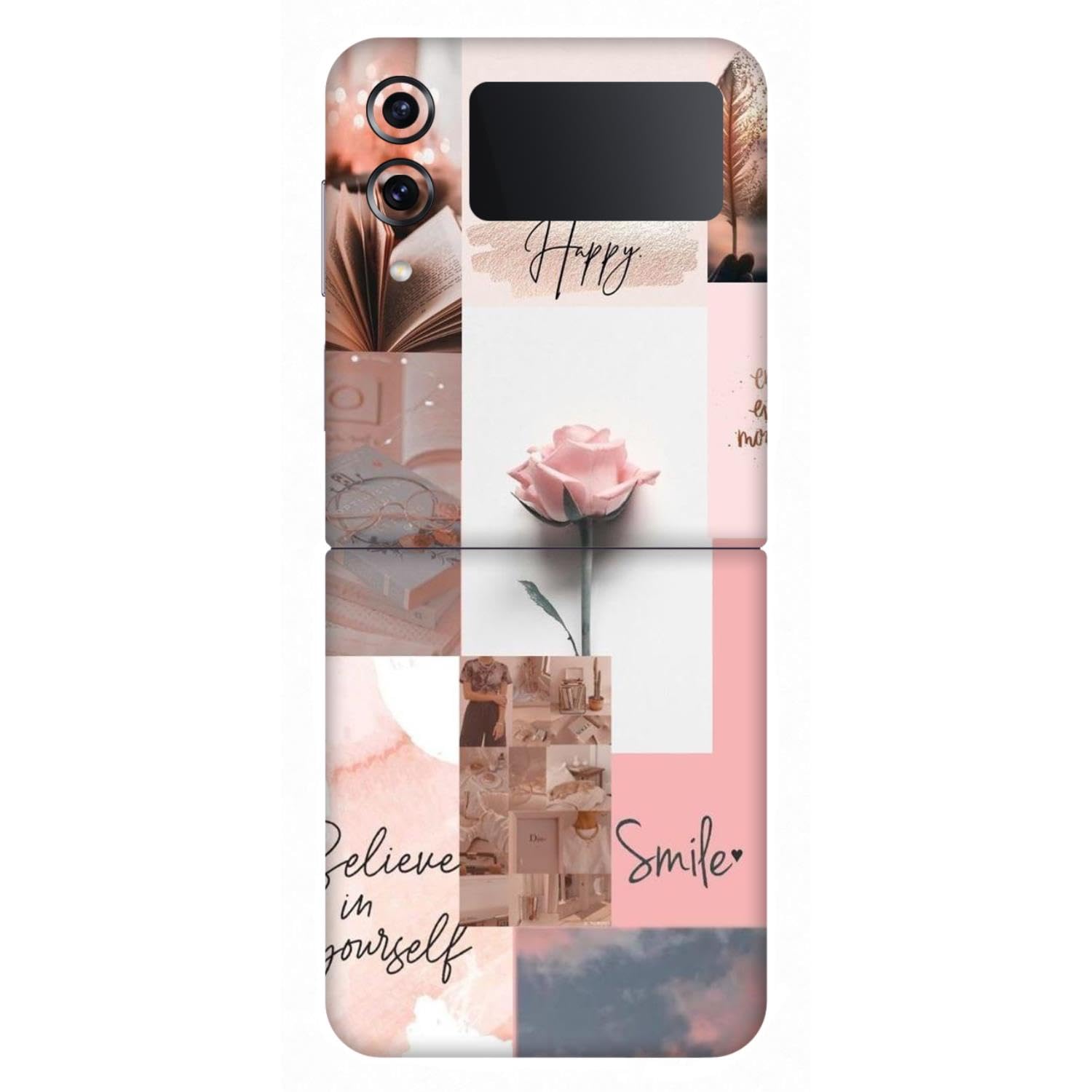SKINADDA Mobile Skin Compatible with Samsung Galaxy Z Flip 4 5G (Not Back Cover) Back & Camera Protector; JAM-SAGA Z Flip 4 5G-147-image-12
