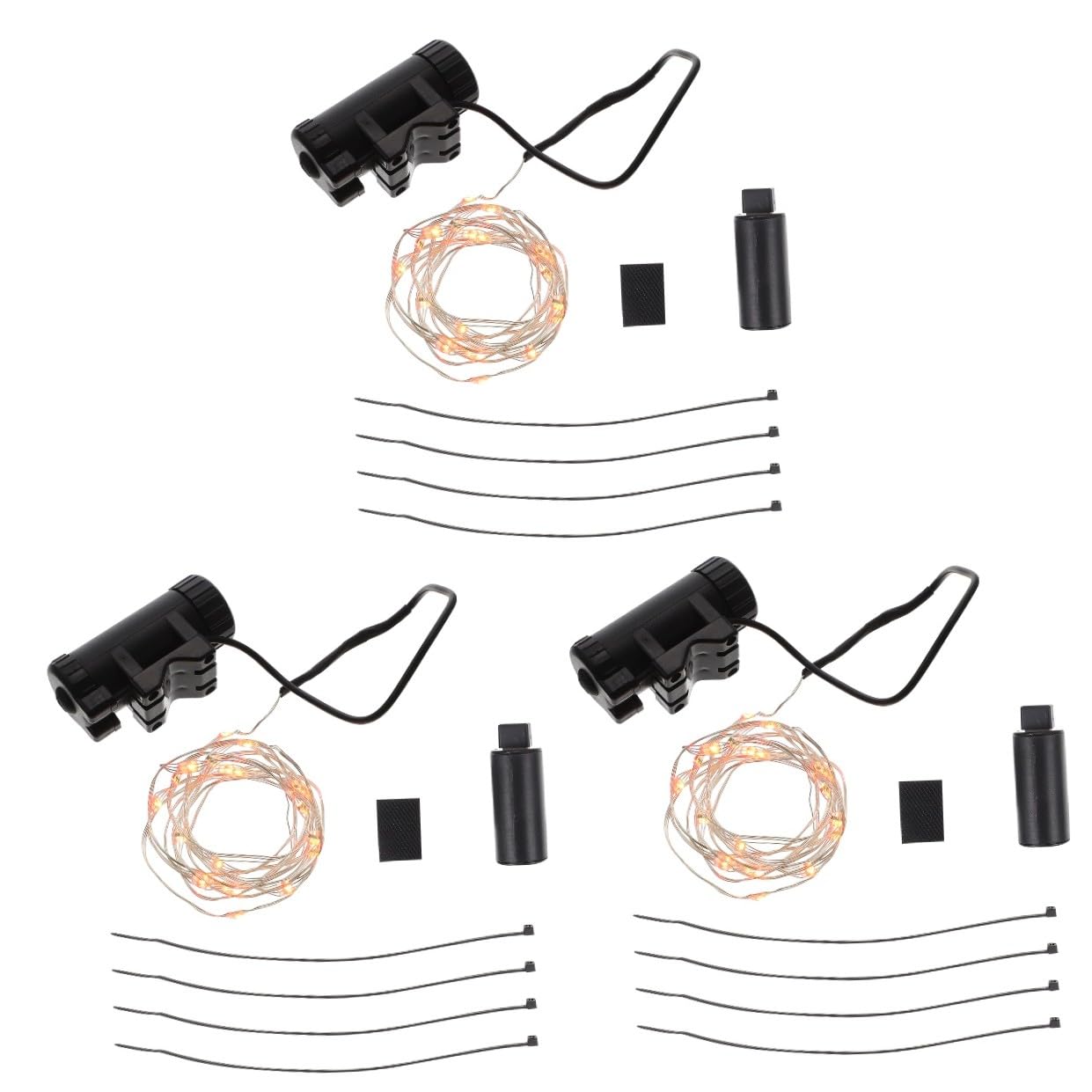 Toddmomy Vélo Lumière réfléchissant lumières Rechargeable Devant parlait arrière Feux de Roue de vélo LED lumière décorative de Roue coulissante Abdos Black
