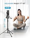 UBeesize 12’’ RGB Selfie Ring Light with 62’’ Tripod Stand for Video Recording&Live Streaming(YouTube, Instagram, TIK Tok), Compatible with Phones, Cameras and Webcams