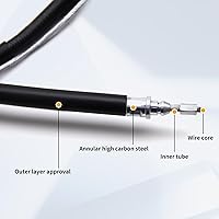 Vista 3 de OuYi Cable de acelerador de motocicleta compatible con Harley Sportster XL883 XL 883 XL1200 XL 1200 2002 2003 2004 2005 2006 2007 2008 2009 2010