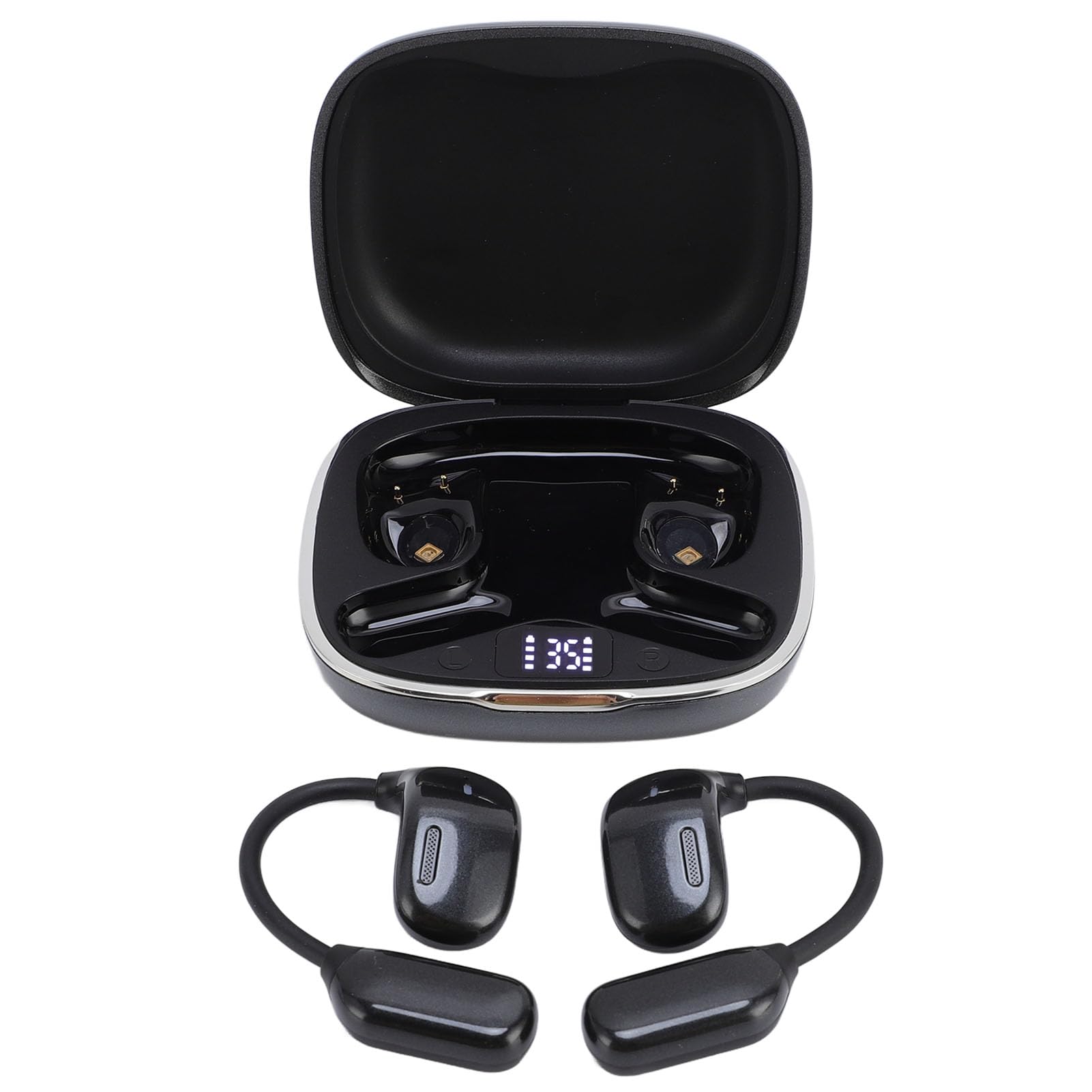Fabater Auricolari di Traduzione Bluetooth Avanzati con Traduzione in 144 Lingue e qualità del Suono Coinvolgente per Viaggiatori Internazionali (BLACK)