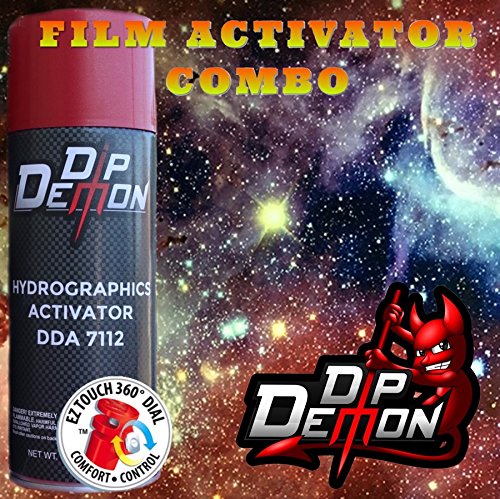 Hydrographic Film Combo Kit Galaxy 2 Illusion Hydrographic Water Transfer Film Activator Combo Kit Hydro Dipping Dip Demon