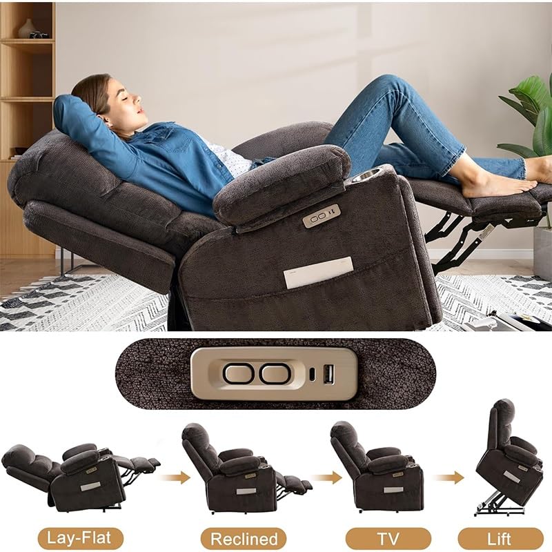 Sillón clásico ergonómico con masaje y calor miniatura 5