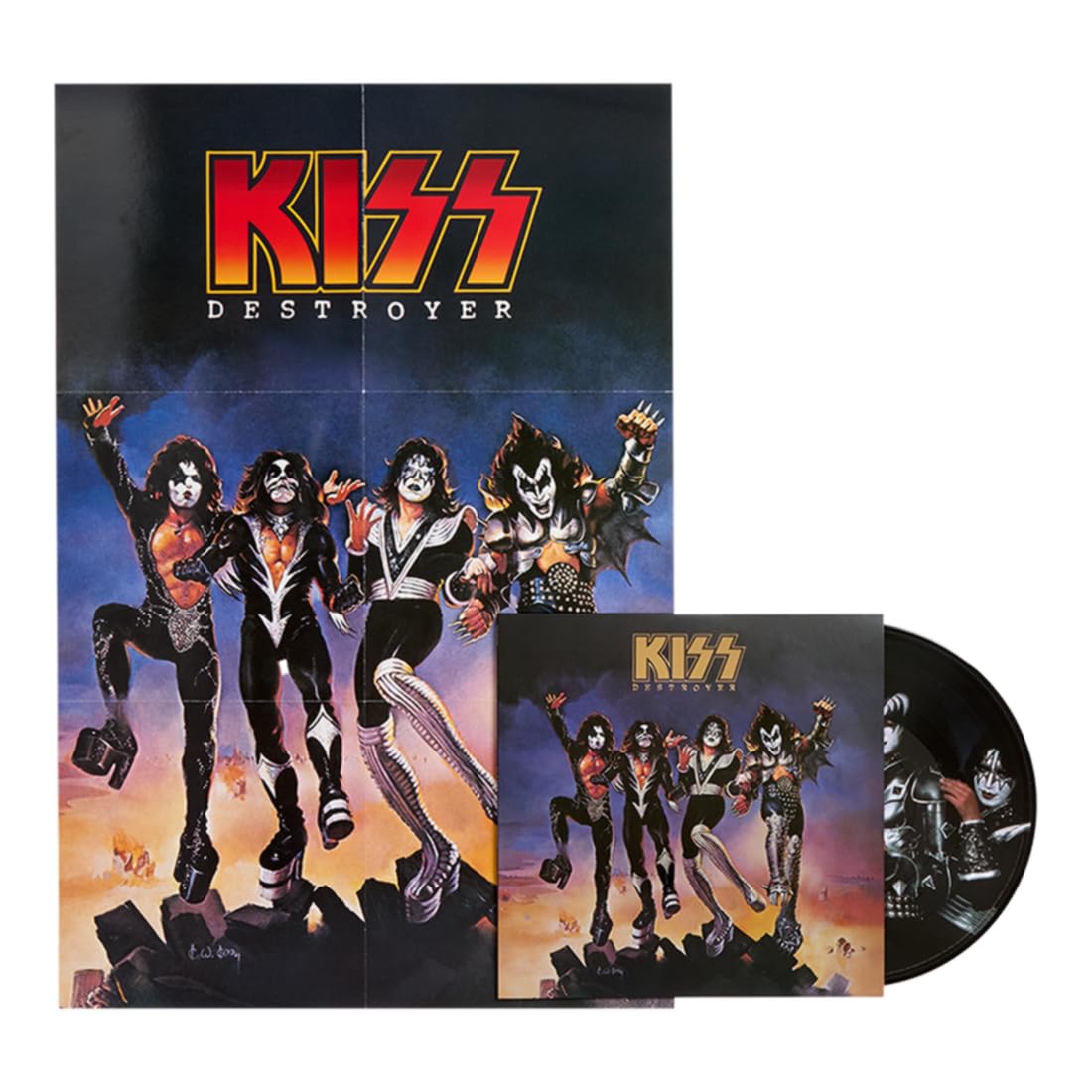 Kiss Destroyer 50th Anniversary Deluxe with Poster, Numbered #1000