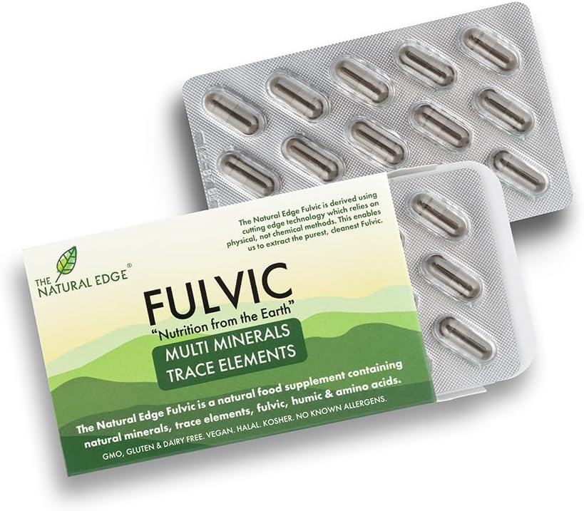Fulvic Acid + Humic Acid Capsules - 300mg High Strength - Lab Tested - 30 Day Supply - Aussie Blend, No Fillers, No-BS. Fulvic Acid Trace Minerals.