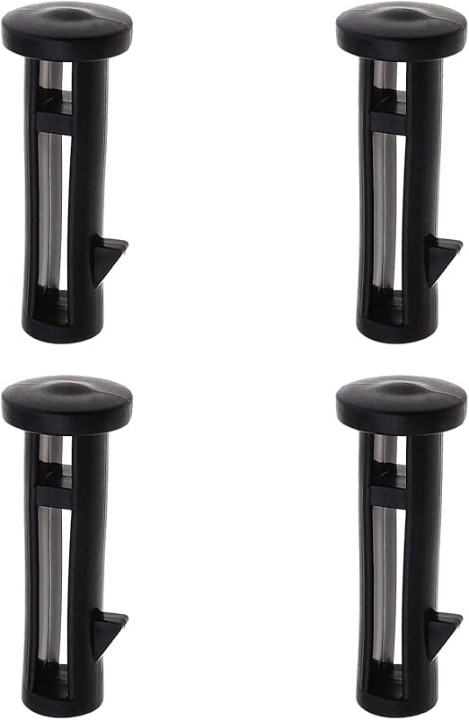 4Pcs Wheelie Hinge Pins Plastic Hinge Pins Black Bin Lid Pin Bin Lid