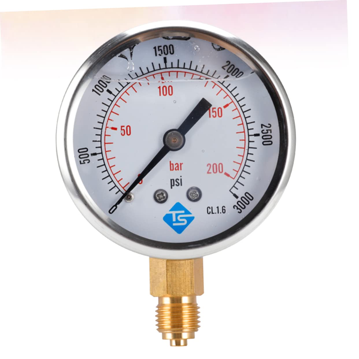 manometro idraulico, manometro per gas e acqua, manometro per prova di pressione dell'acqua, manometro per uso domestico, manometro per pressione dell'acqua, manometro per pressione dell'acqua