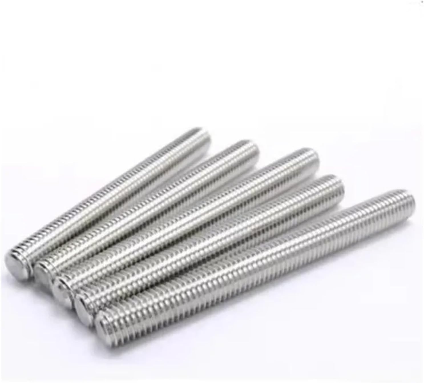 Fully Threaded Rod， M2 .5 M3 M4 m5 m6 m8 m10 Stainless Steel Full Thread Rod 20mm to 250mm
