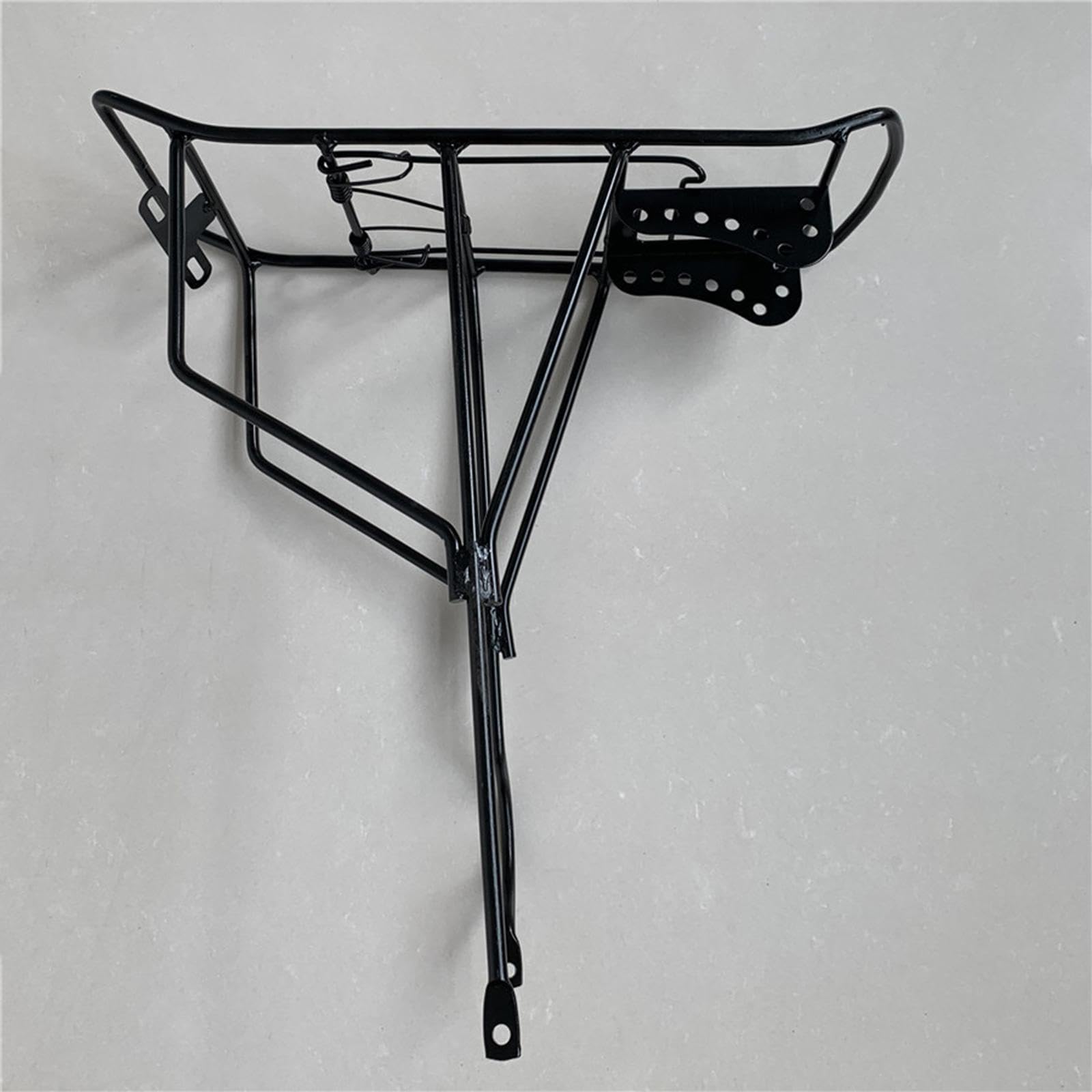 QSTDGVPW Bike Rear Rack High Strength Travel Bike Cargo Rack, Large Holes
