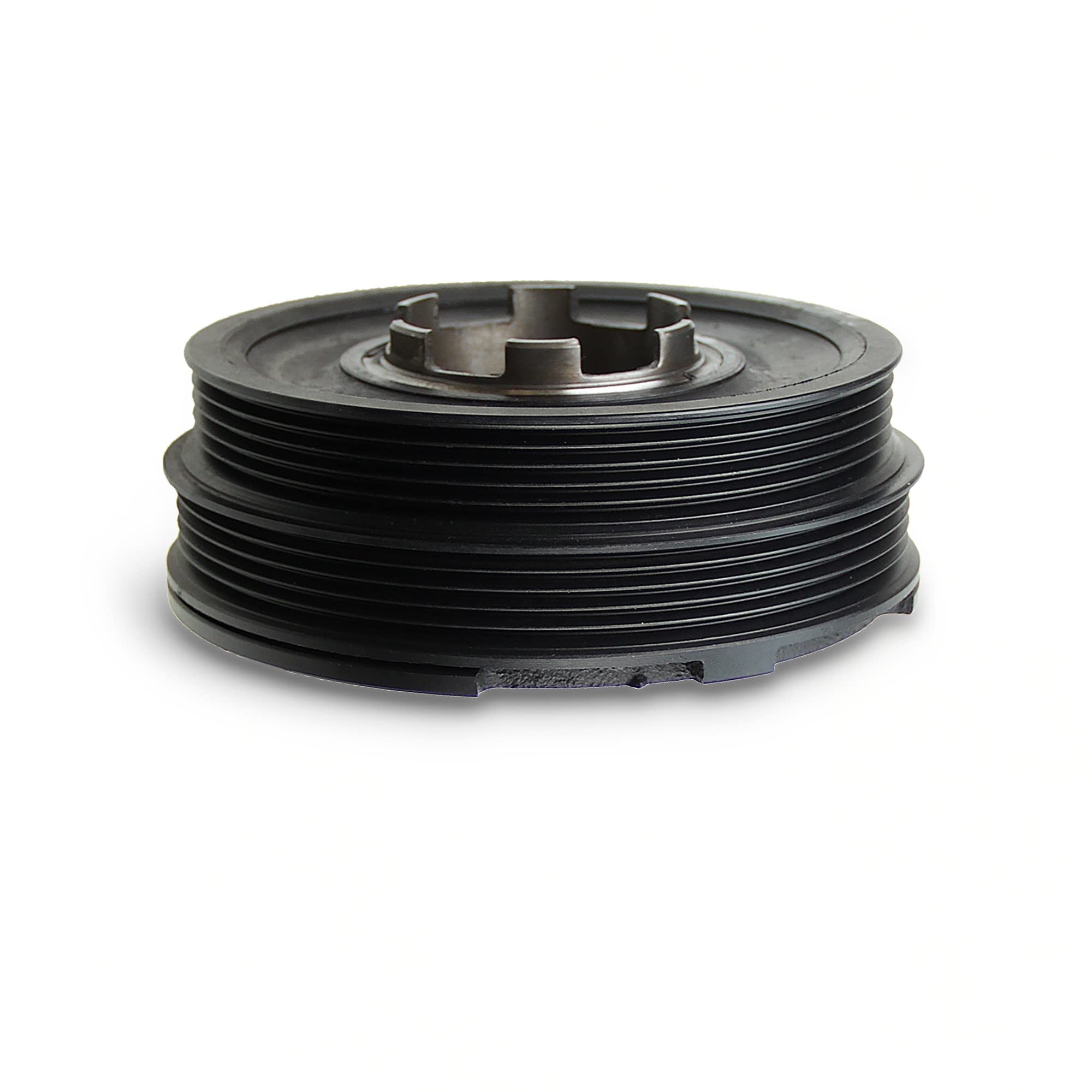 ATEC Germany 1x polea del cigüeñal, desacoplada, compatible con BMW Serie 3 (E46), 3 Touring (E46), 5 (E39), 5 Touring (E39)