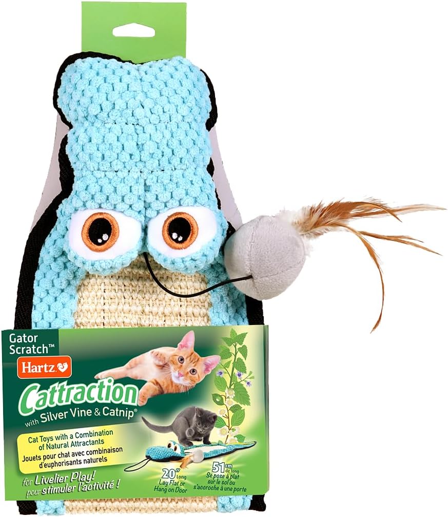 Cattraction with Silver Vine & Catnip Gator Scratch