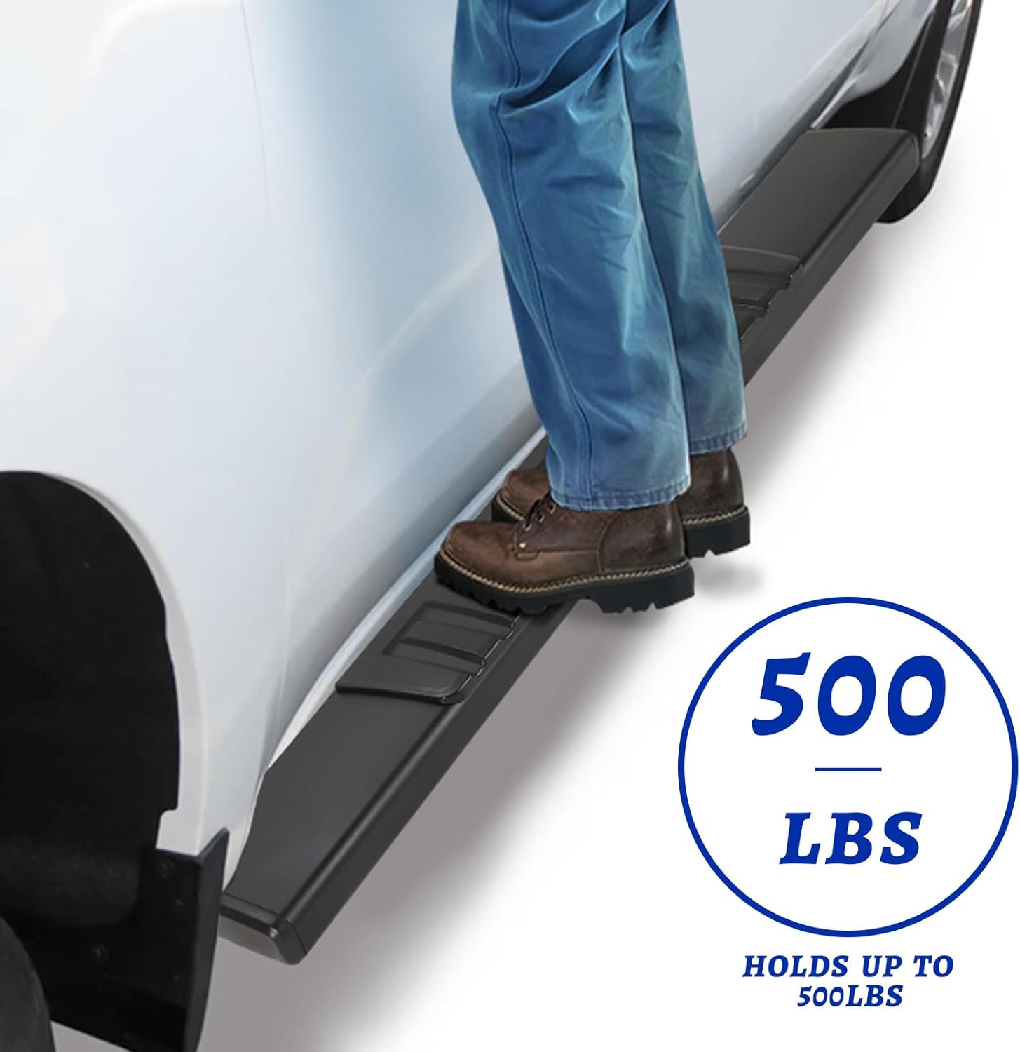 6.5" Running Boards Compatible with Dodge Ram 1500 2019-2025 Quad Cab (Only Fit New Body Style),Side Steps for Truck, Black Aluminum Alloy Nerf Bars