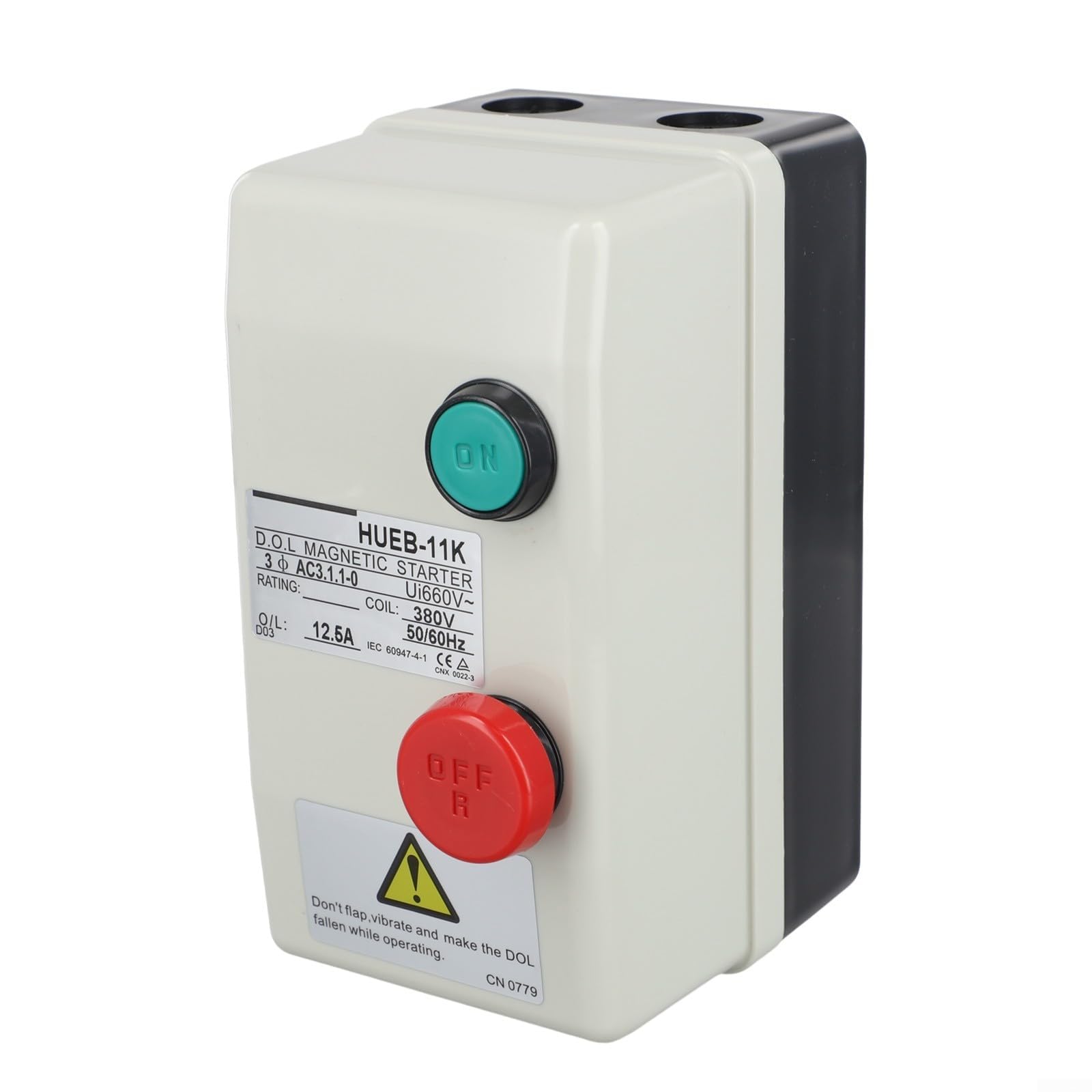 Interruptor de arranque de motor para evitar averías por polvo en compresor 380V IP55 7