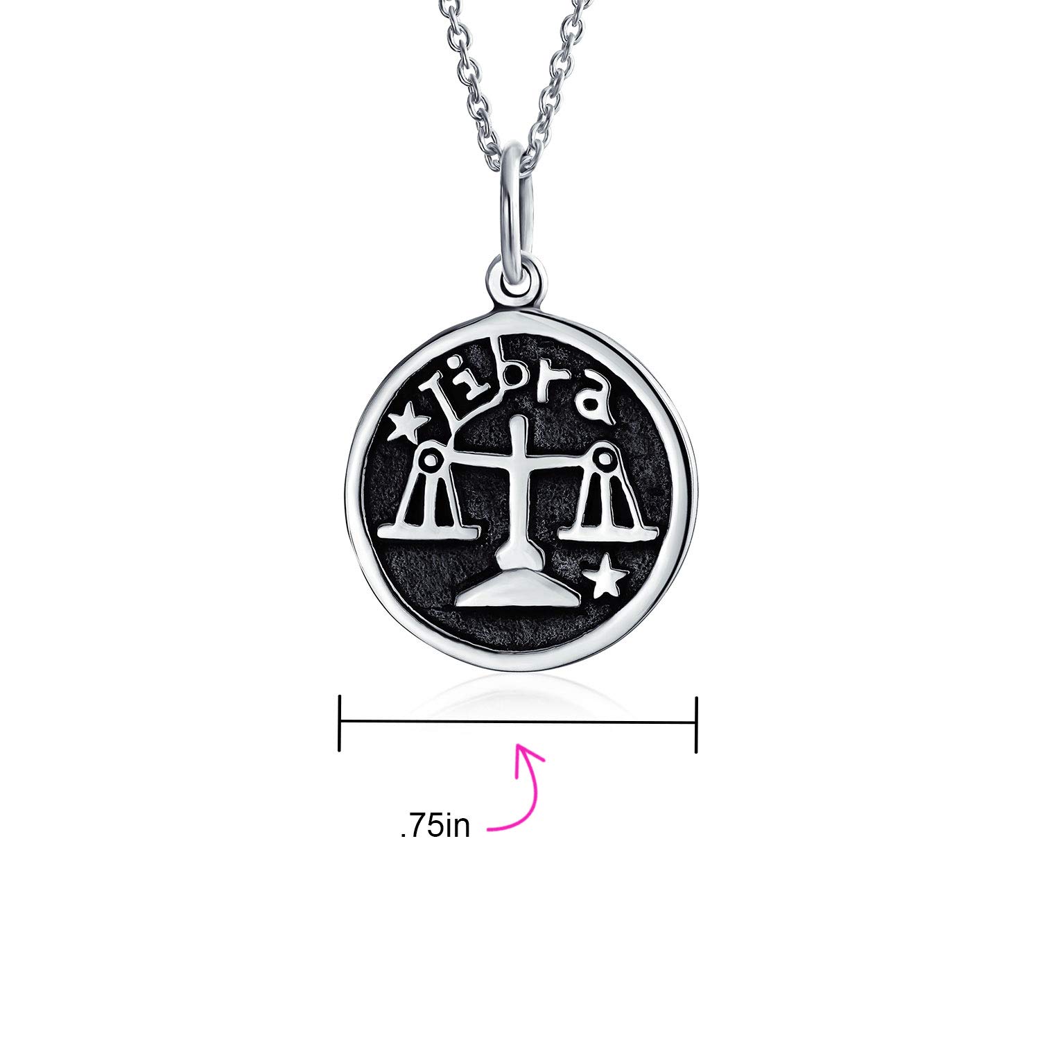 Personalizzare astrologia costellazione oroscopo celeste disco medaglione ciondolo zodiaco collana per le donne in argento sterling ossidato