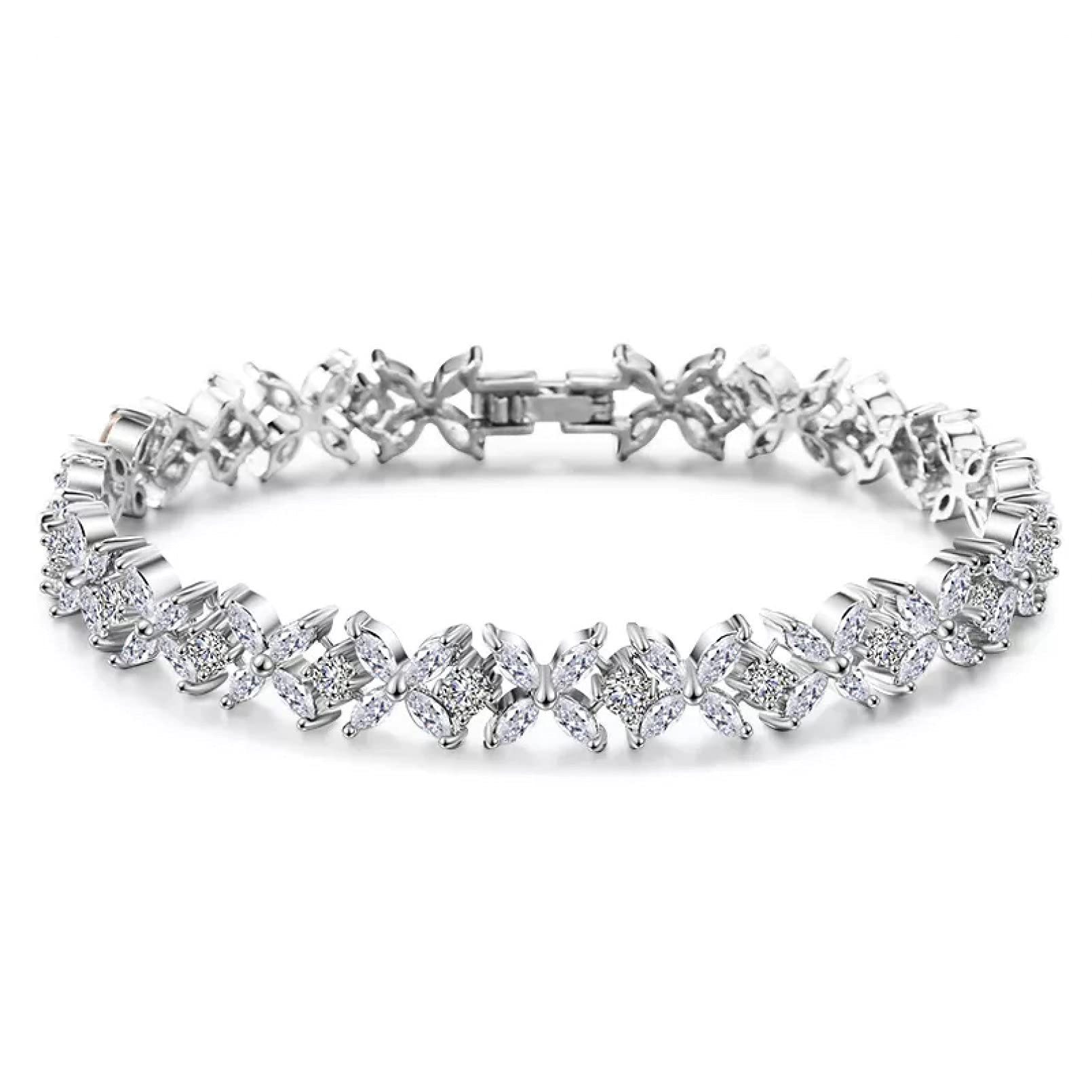 Damenarmband Neu Luxus 925 Sterling Silber Armband Damen Jubiläumsgeschenk Schmuck