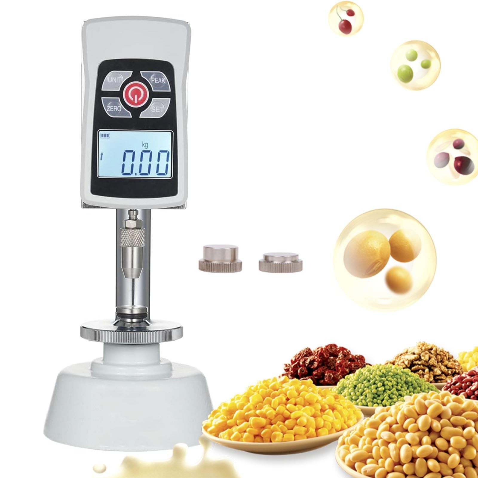 Durómetro digital de granos mini con capacidad de 20 kg para control de laboratorio