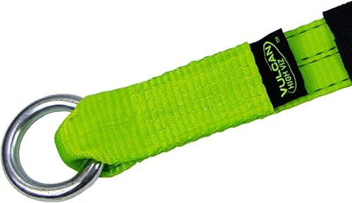 Miniatura 9 de VULCAN Amarres para llantas de automóvil con trinquetes, 2 pulgadas x 144 pulgadas, paquete de 4 unidades, alta visibilidad, carga de trabajo segura