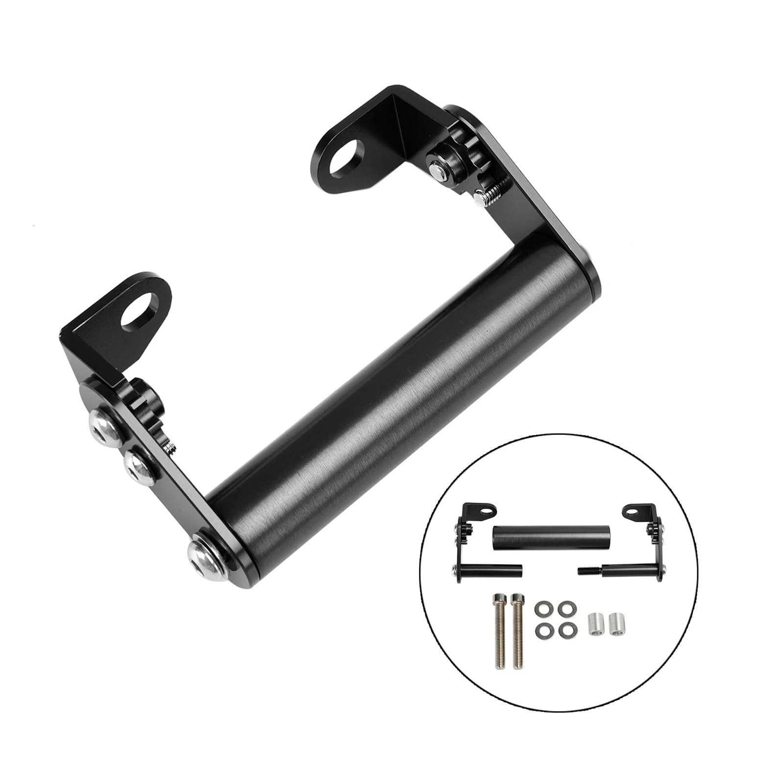 Brazo De Extensión para Soporte Navegación GPS para Teléfono Móvil, 22 Mm, Negro, Adecuado para Motocicletas