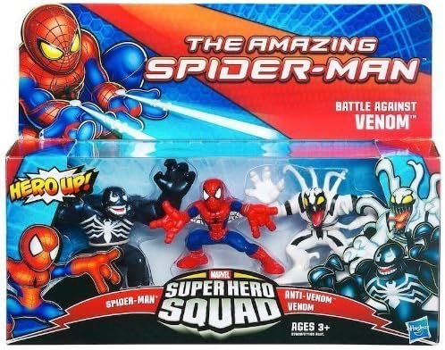 Marvel Super Hero Squad - Battle against Venom - Includes Spider-man, Anti-Venom & Venom