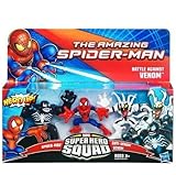 Marvel Super Hero Squad The Amazing Spider-Man Battle Against Venom 3-Pack