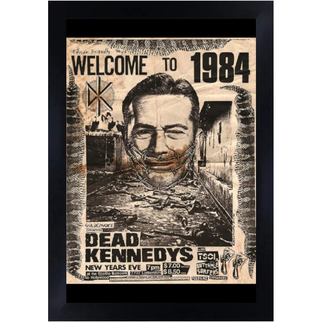 Amazon.com: Welcome to 1984 Punk Rock Dead Kennedys Concert Poster