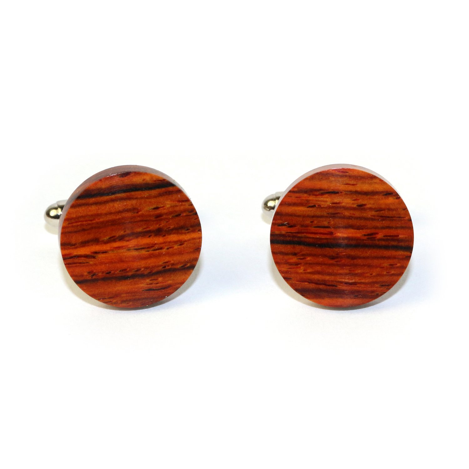 Hand Made Wooden Cuff Links - MADE IN THE USA - variety of colors