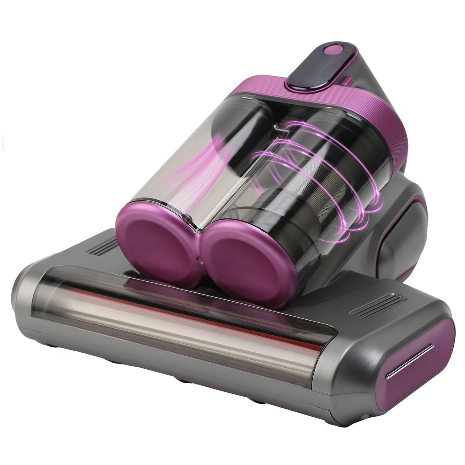Aspirateur anti-acariens pour matelas, avec UV C et ultrasons, aspiration 8 KPa, sans fil, anti-allergène, pour lit, canapé, tapis et plus encore