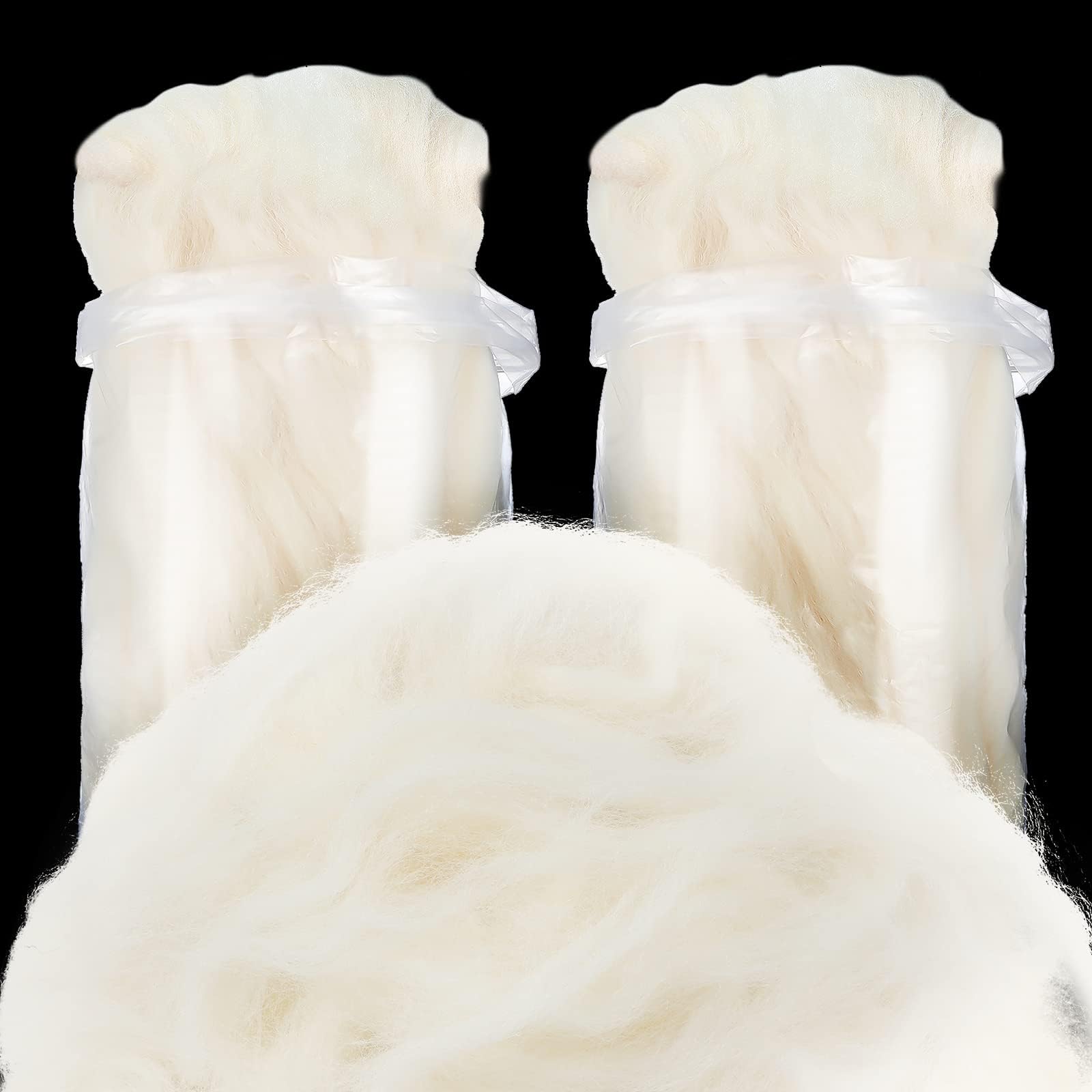 Tegeme Lambs Wool for Toes Soft Feet Cushion Toe Separator Lambs Wool Pads Blister Prevention Bunions Callus Remover Cushions for Hiking Pointe Shoes Feet Protectors,1.76 oz 50g
