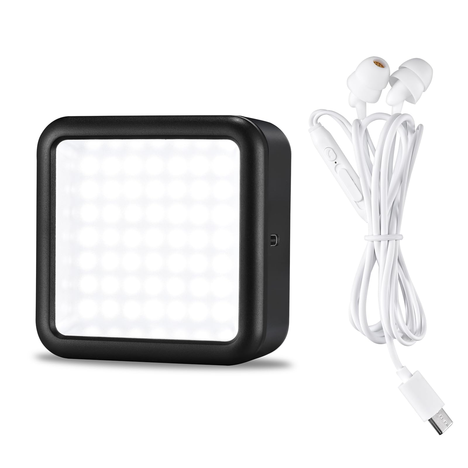 Appareil de luminothérapie gamma de poche, LED vacillante, audio 40 Hz, luminosité réglable