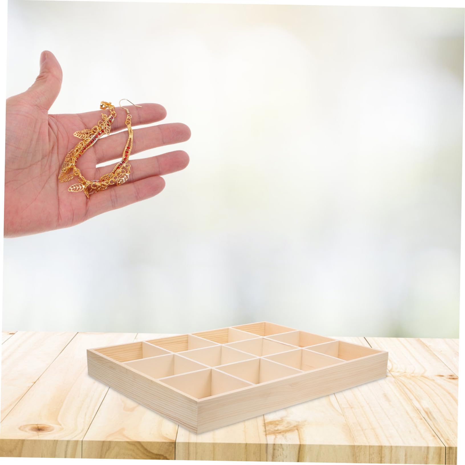 Organizer Per Cancelleria Da Ufficio in Legno Vassoio Espositivo Scomparti Multipli Scatola Organizzativa Per Scrivania Custodia Portaoggetti Per Piccoli Oggetti