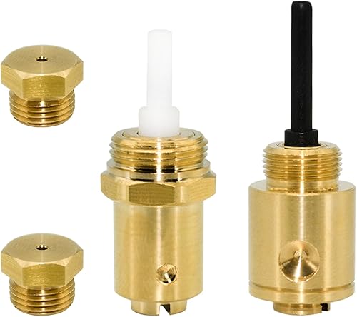Piezas de conversión de propano líquido del secador de gas W11581316 para secadores de 29 pulgadas, 4 kits de latón