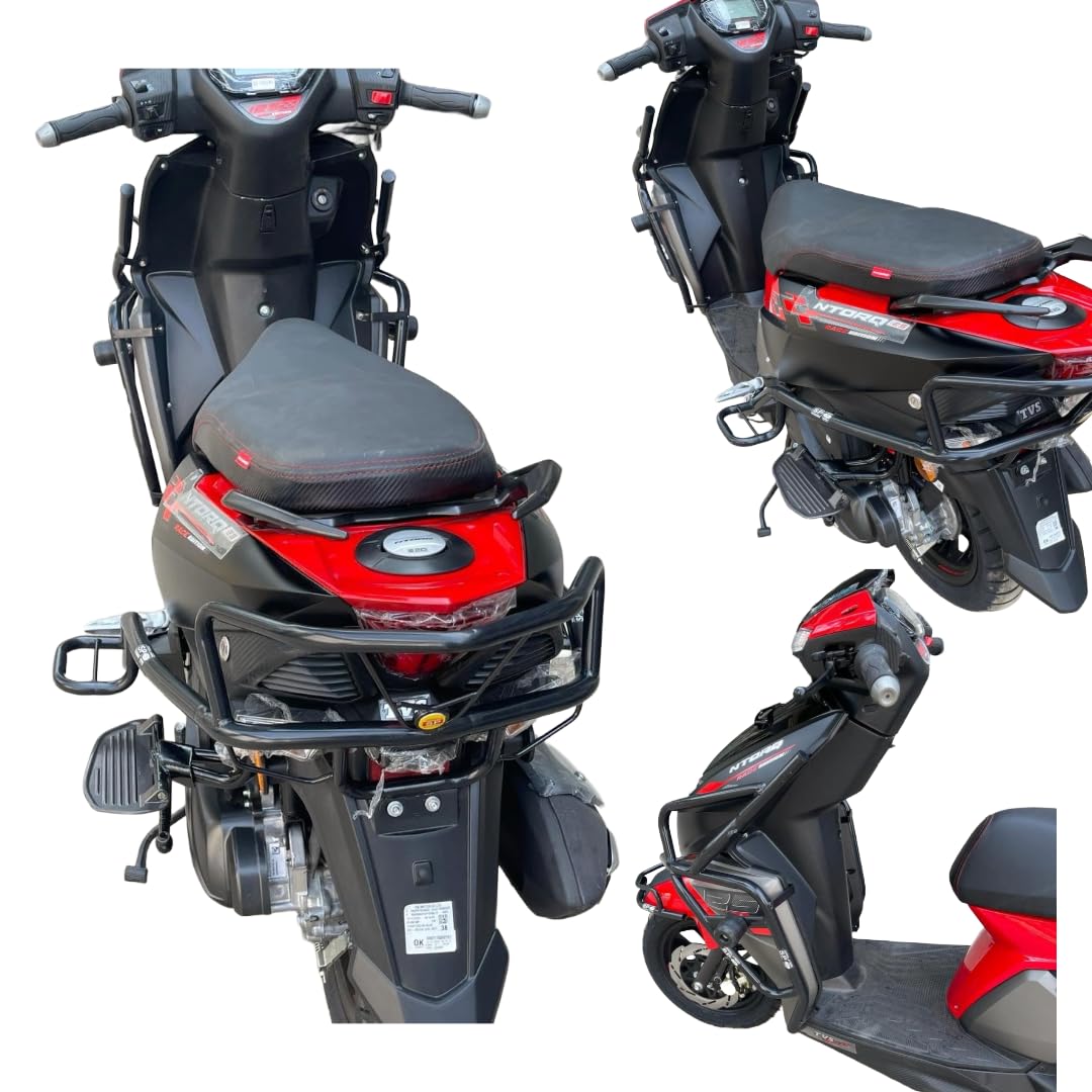 NTORQ 125 Crash Guard with FIX FOOTREST and Frame Slider LAGGUARD Front and Rear Crash Guard Suitable for NTORQ 125, BS6 Scooter (Set of 1)-image-18