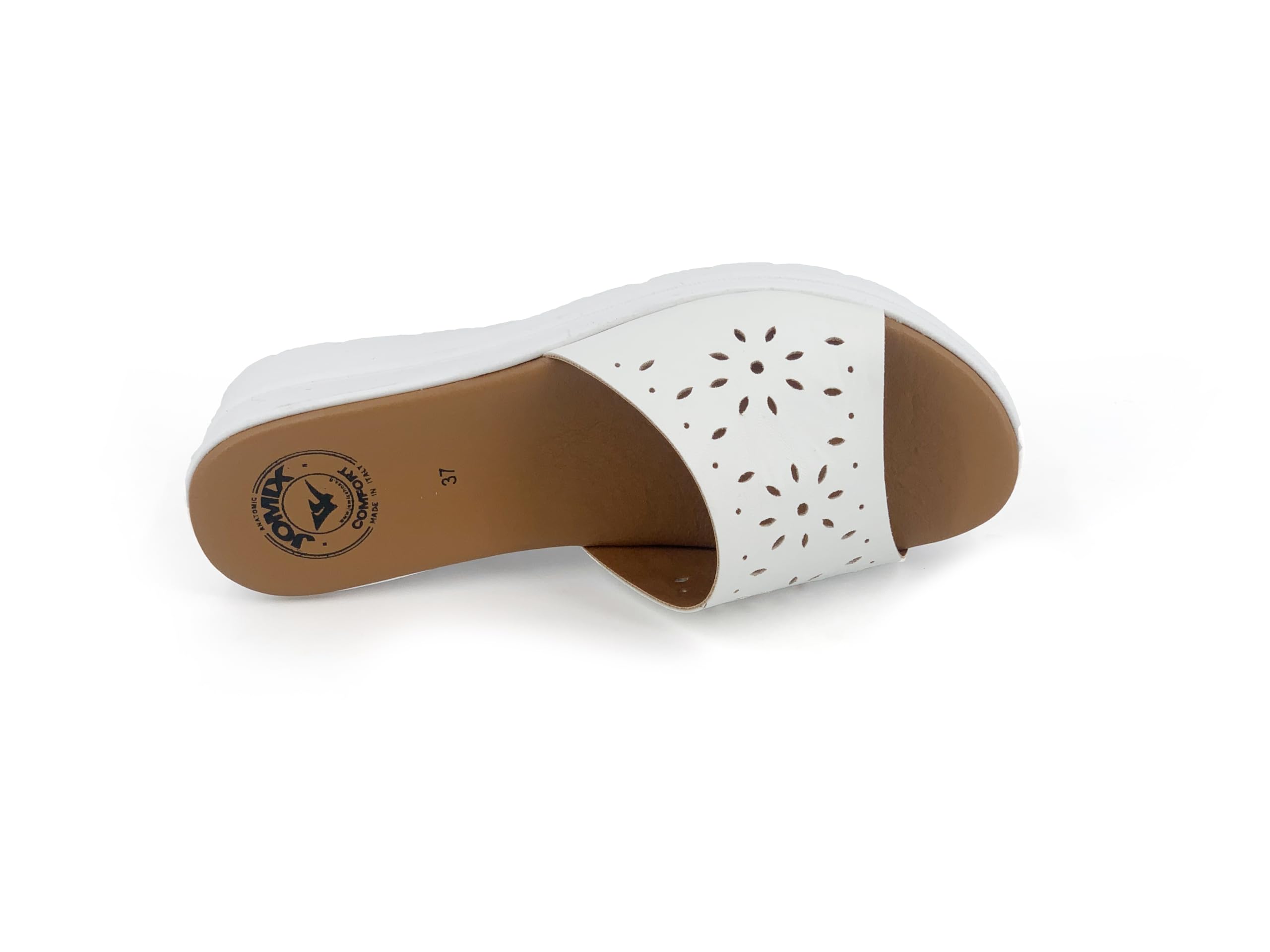 JOMIX Ciabatte Donna Estive Anatomiche Pantofole Zeppa Comode da Casa Made in Italy
