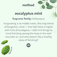 Vista 3 de Method Limpiador de baño, elimina las manchas de moho y moho, eucalipto menta, 28 onzas líquidas