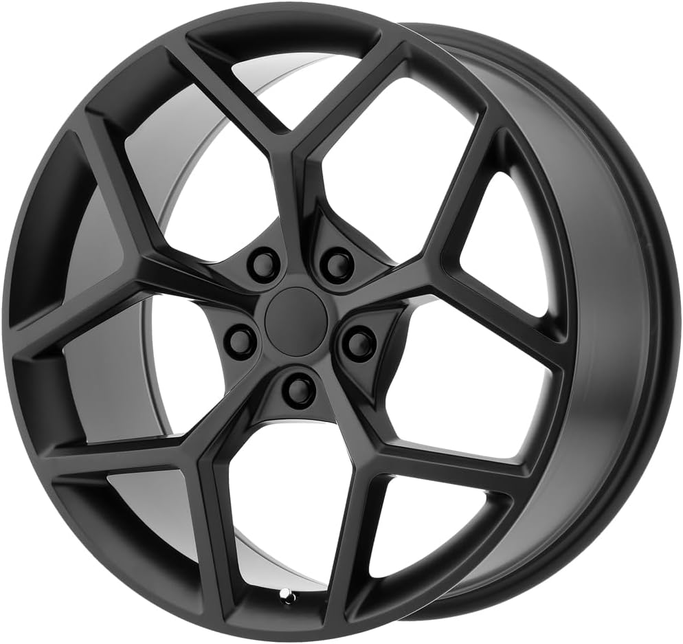 Replica 126SB Fits Camaro Z28 20x10 5x120 +35mm Satin Black Wheel Rim 20" Inch