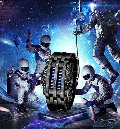 Image of Gosasa Big Face Men Digital Sports Watch Water Resistant Outdoor Easy Read Military Back Light Black Watch