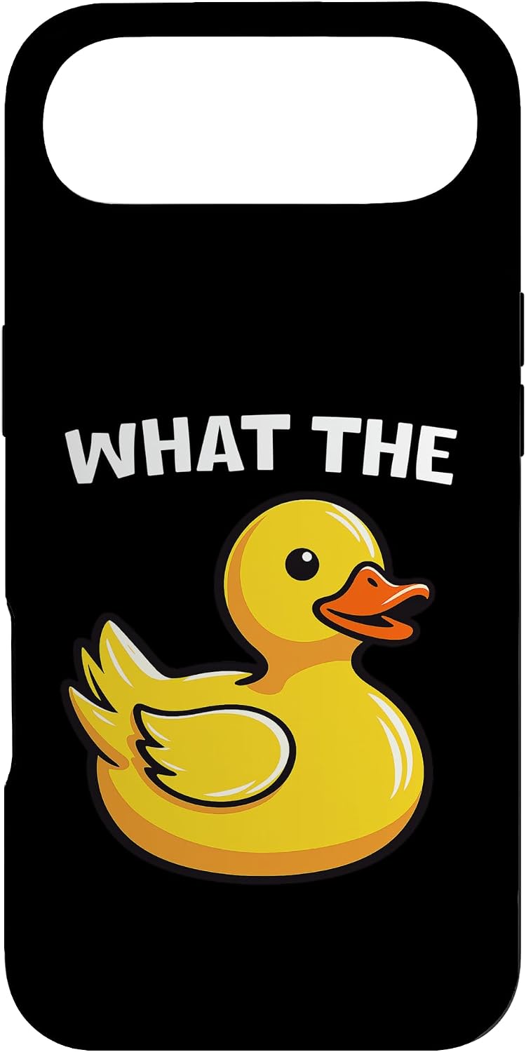What The Duck Funny Silly Sarcastic Viral Duck Meme Pun Case for iPhone Air