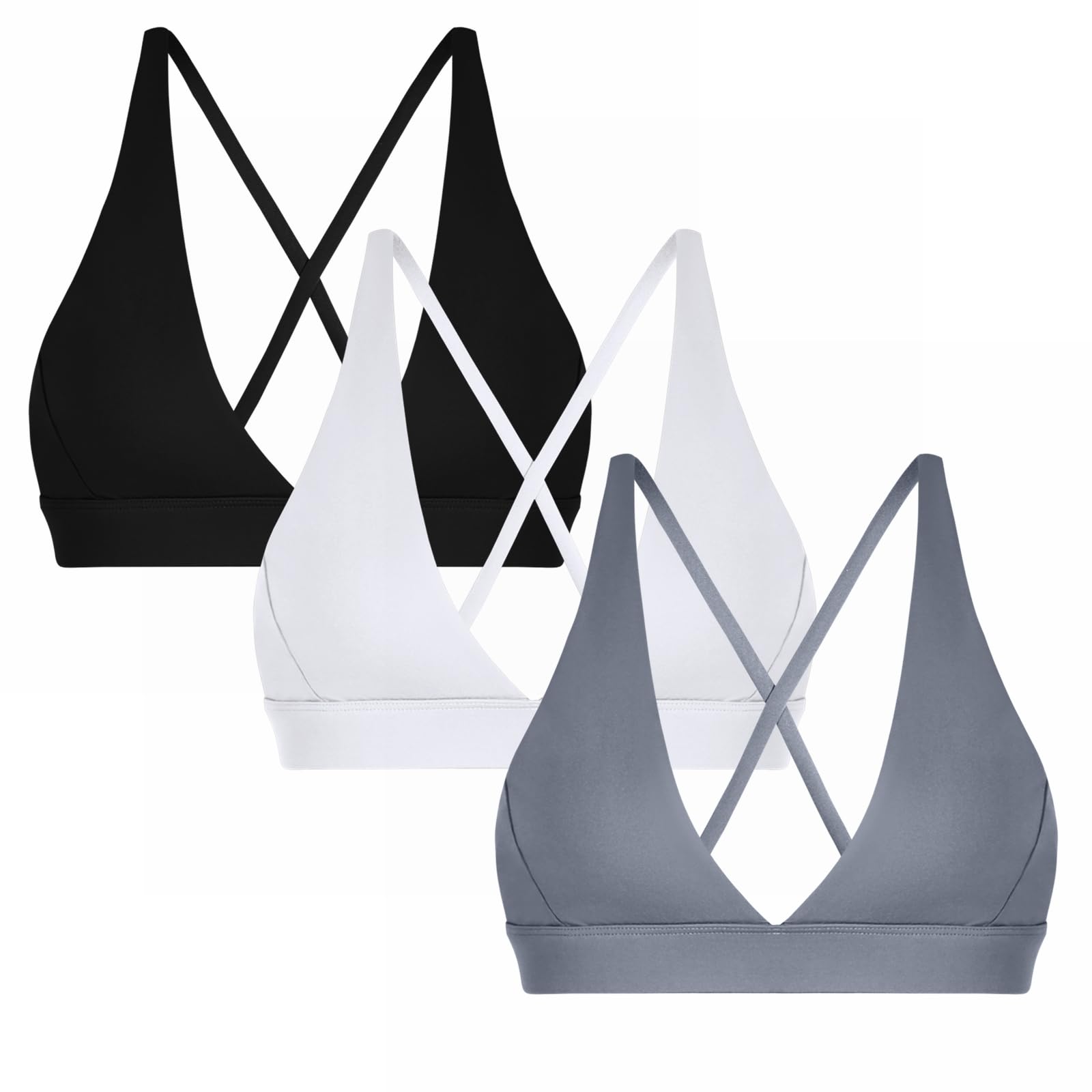 INIBUD Sujetador Deportivo, Opaco para Mujer