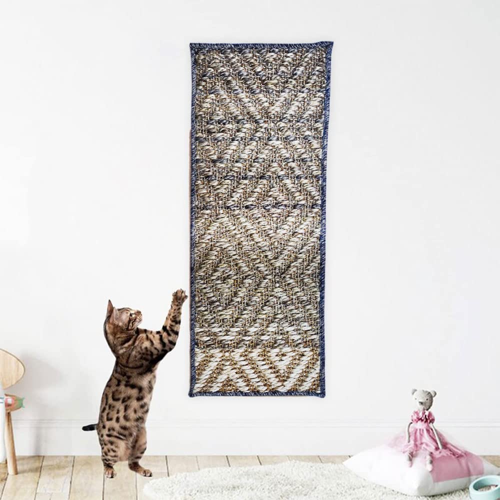 Mats Avenue® Multi Use Cat Scratch Pad/Cat Scratch Post Attachable with Double Side Gum Tape Brown Color 30x80 CM Set of 1 (B09RZH2N64) Amazon Price History, Amazon Price Tracker