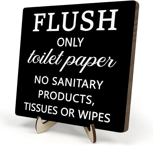 Miniatura 18 de Placa decorativa de baño, divertida placa de escritorio de madera con la vida es como el baño, letrero rústico para estante de casa de campo para