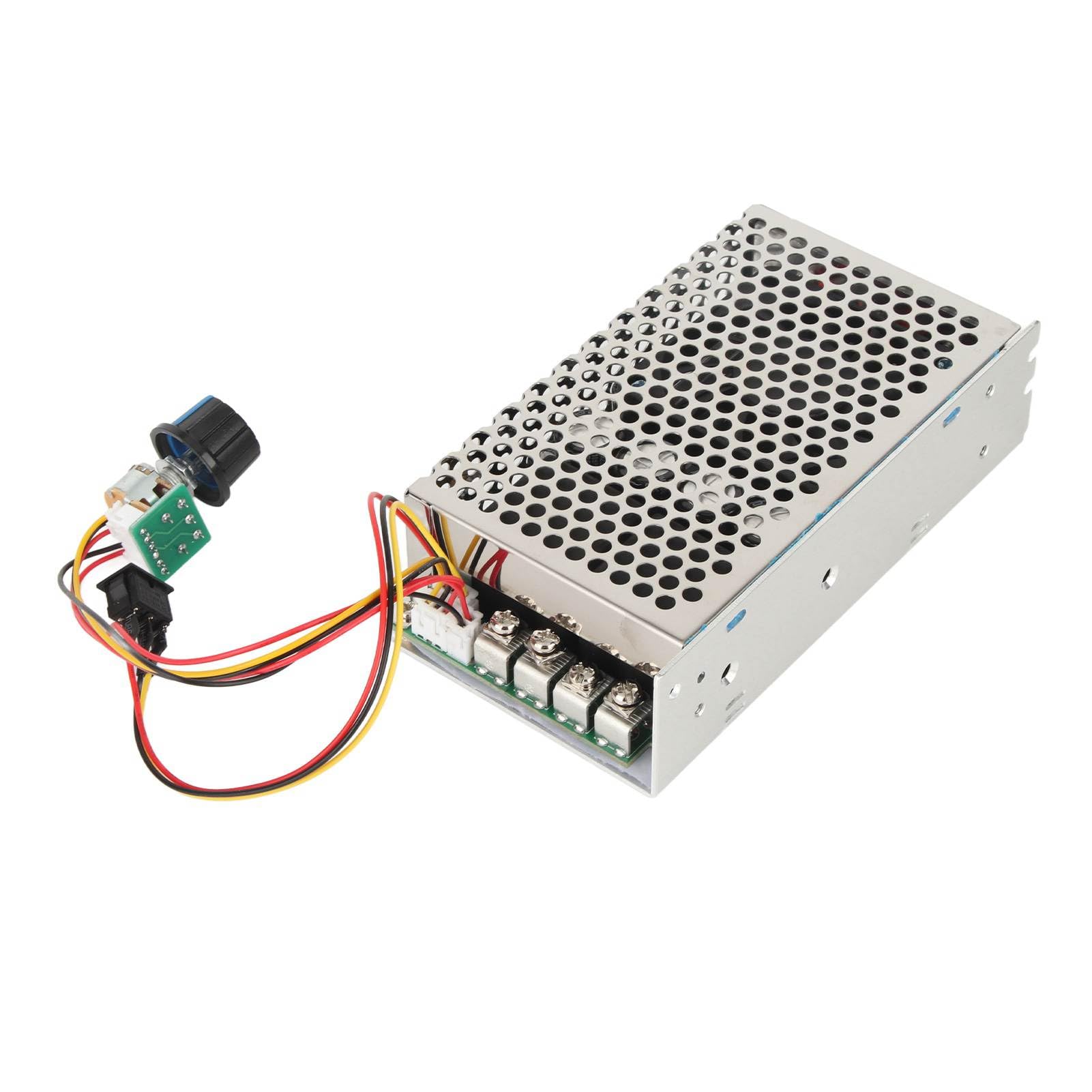 Fabater Regolatore di velocità del Motore CC 10-50 V 100 A 3000 W, Regolatore dell'interruttore di Controllo PWM per Motori A Spazzole, Ventola di Raffreddamento per Auto, Aria Condizionata,