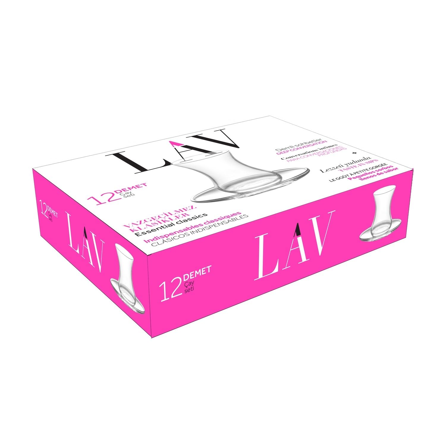 Lav, Demet 12'Li Çay Seti, Lv-Demets1, DMT 303, Şeffaf
