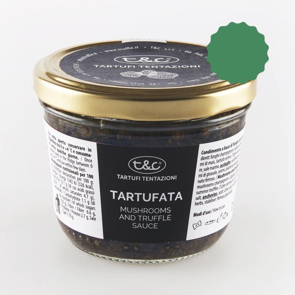 T&C Tentazioni Tartufata Mushrooms Truffles and Olives 6.35 oz