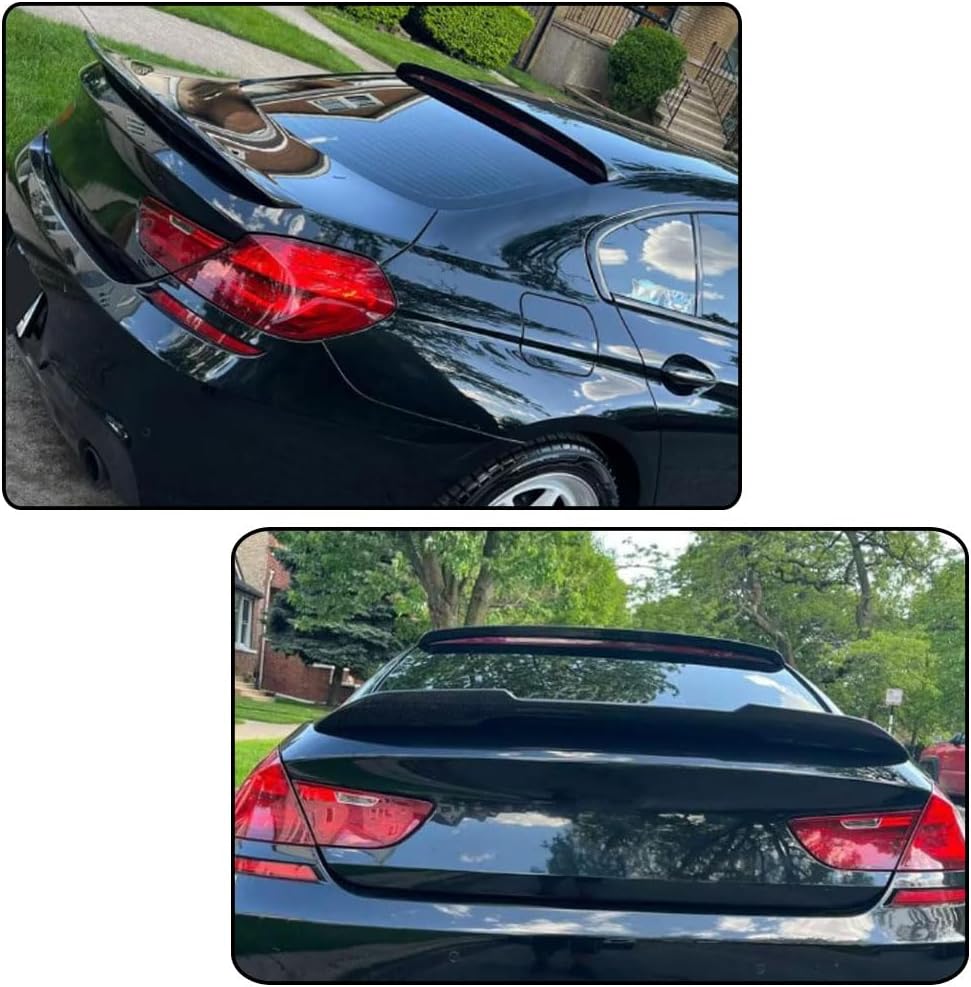 Gloss Black Rear Roof Spoiler Fits for BMW 6 Series F06 M6 4 Door 2012-2019 Fiberglass Car Rear Trunk Spoiler Wing Factory Outlet