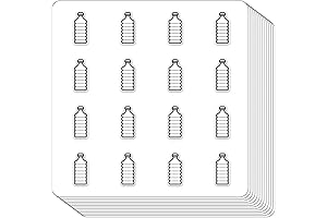 Water Tracker Stickers for Planner, 0.5inch Hydrate Scrapbooking Arts Calendar Kids Crafting