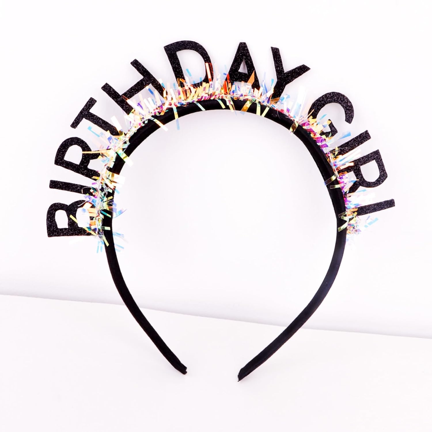 CIEHER Black Birthday Girl Headband Birthday Crown for Women Girls - Image 7