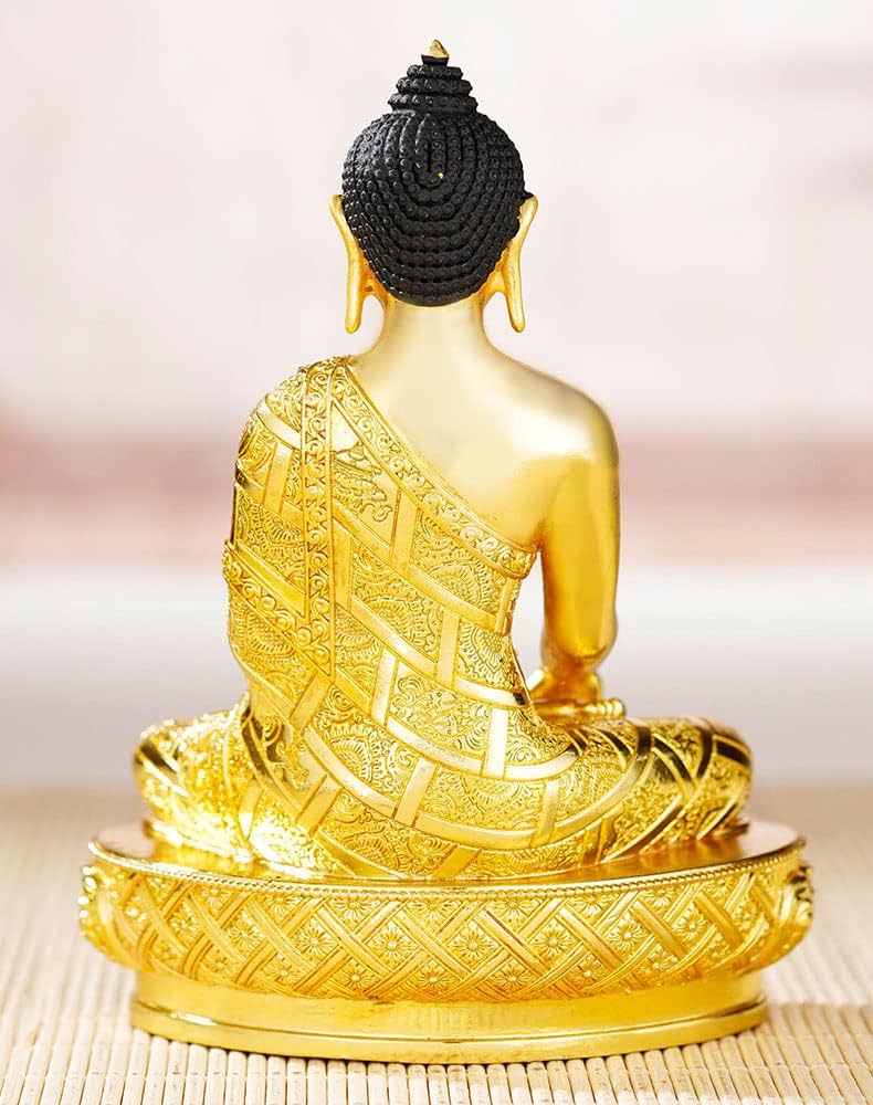 Amazon｜西蔵 （チベット） 仏教【釈迦如来 座像】銅製 高さ16cm