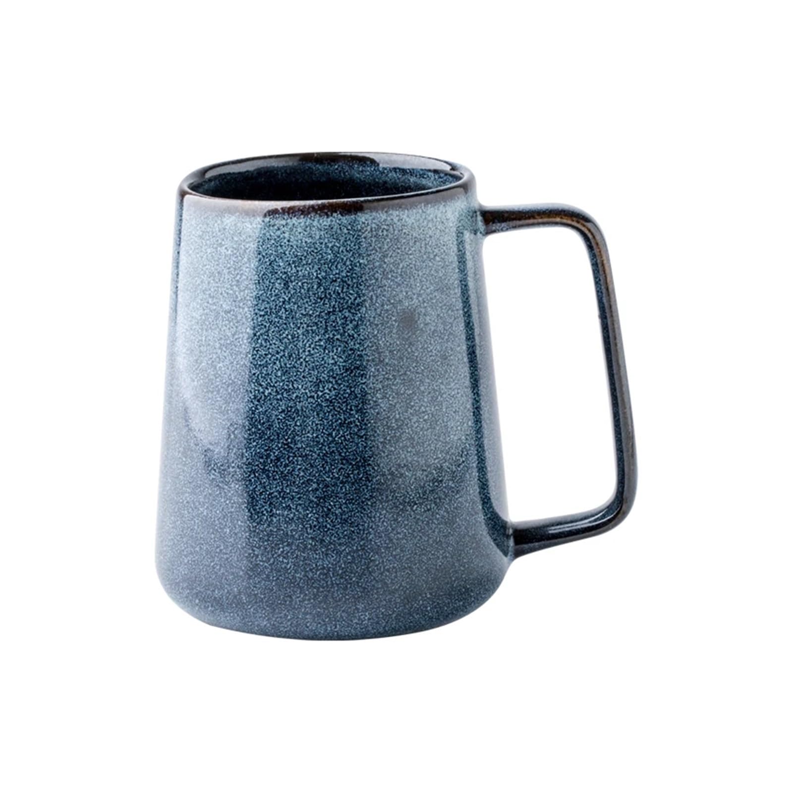 Tasse Mit Deckel 700ml Retro Keramik Becher Mit Löffel Kaffee Kreative Büro Büro Tee Trinken Drink Paare(NO Spoon lid)