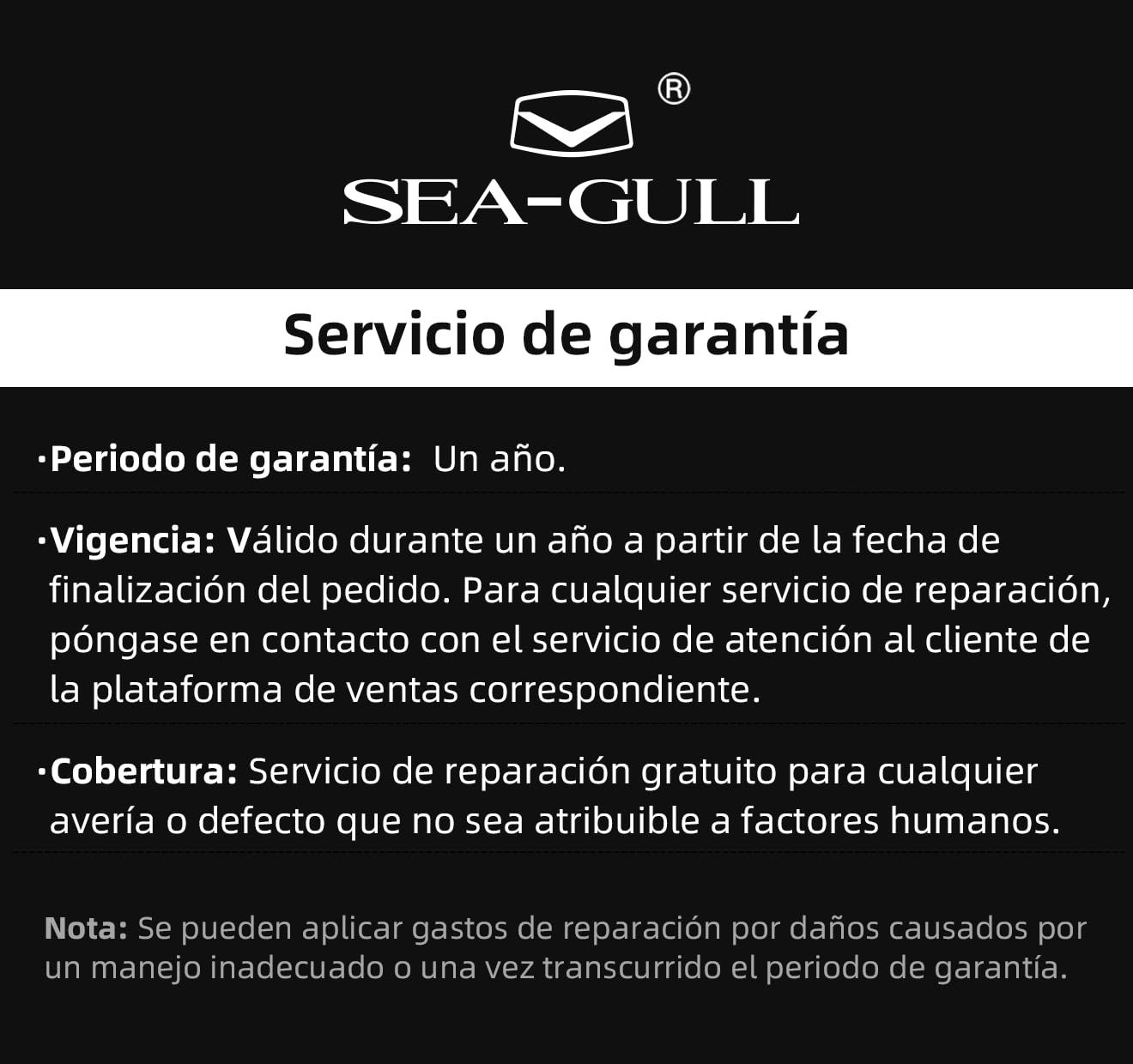 Sea Gull 1963 Edición Internacional, Movimiento ST1901,Reloj de Pulsera mecánico para Hombre Relojes de Aviación Cronógrafo Piloto,Cuerda Manual